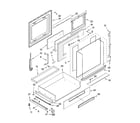 Whirlpool GY396LXPT01 door and drawer parts diagram