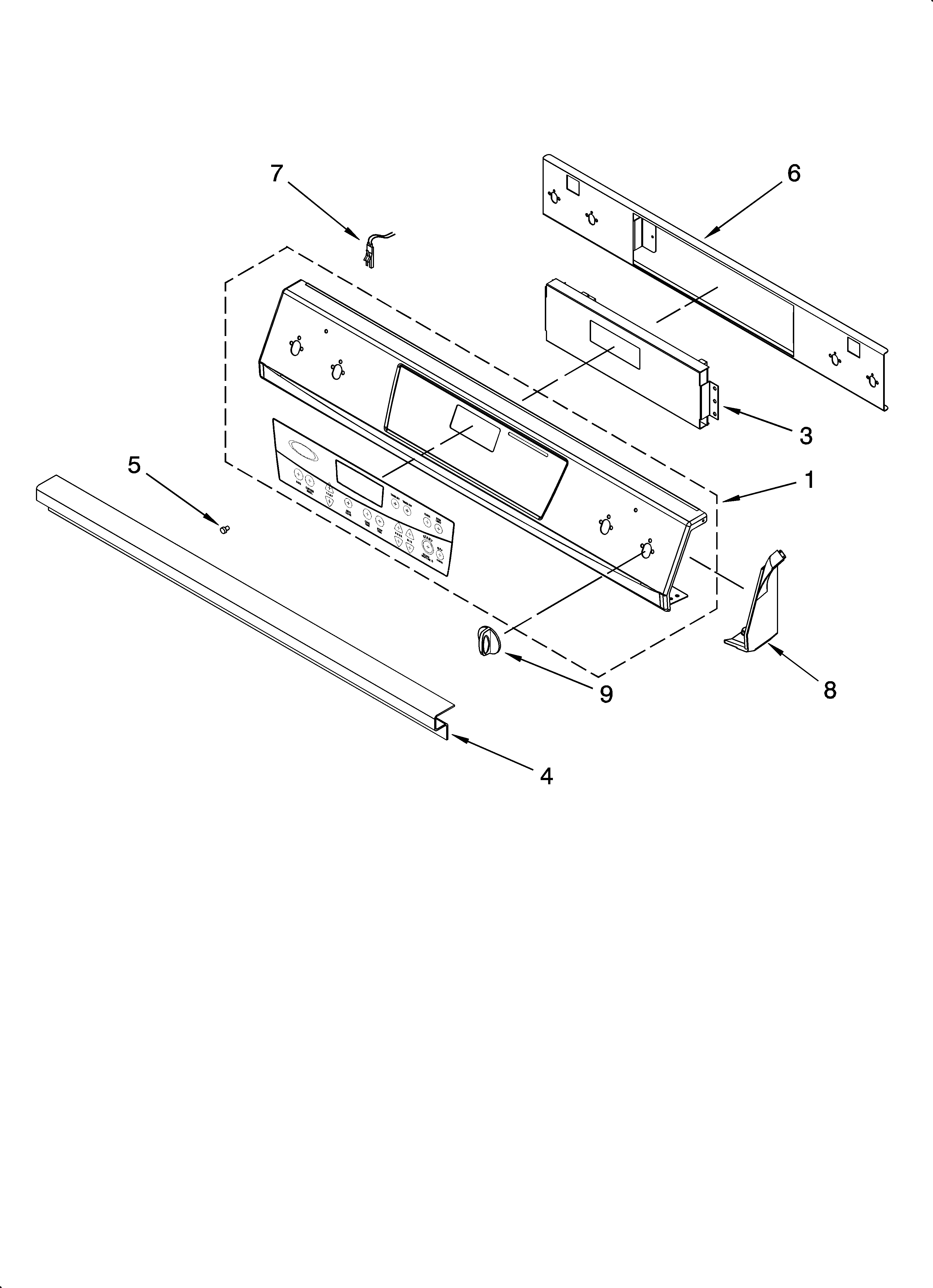 Control panel parts
