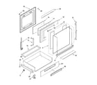 Whirlpool GY398LXPS00 door and drawer parts diagram
