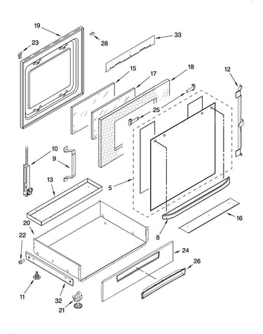 Door and drawer parts