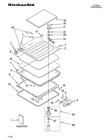 Lid and latch parts