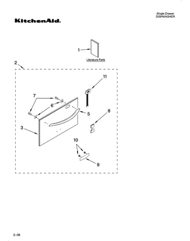 Architect series drawer and panel parts