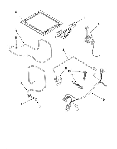 Lid and link assembly