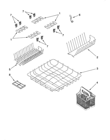 Dishrack parts