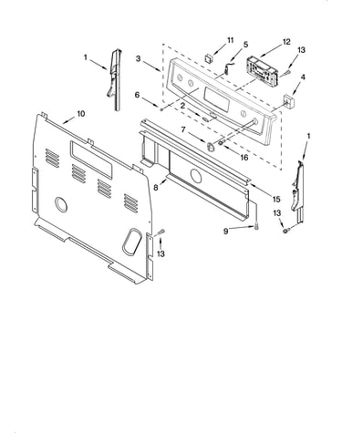 Control panel parts