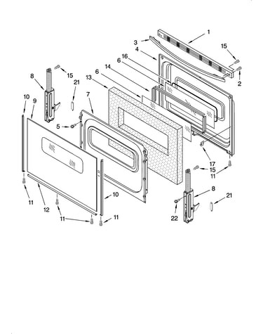 Door parts, optional parts (not included)