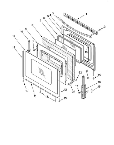 Door parts, optional parts (not included)