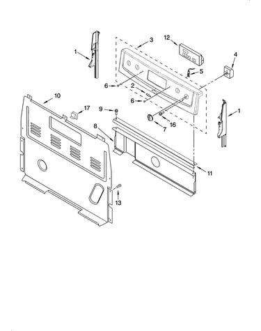 Control panel parts