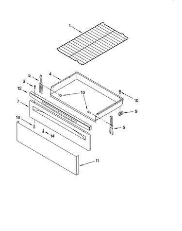 Drawer & broiler parts