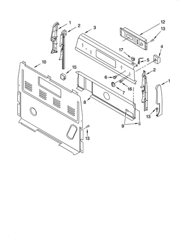 Control panel parts