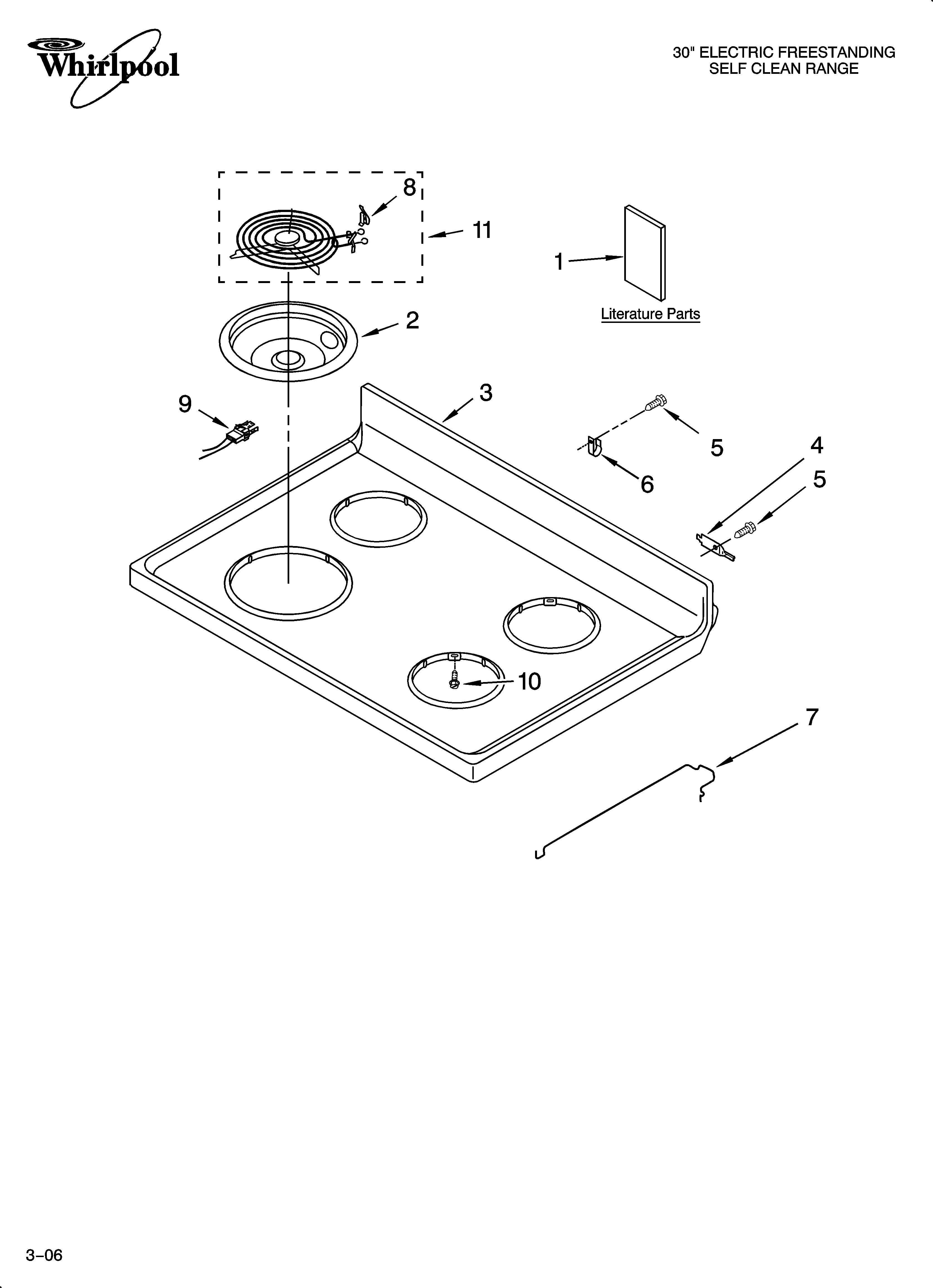 Cooktop parts