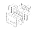 Whirlpool SF380LEPB3 control panel parts diagram