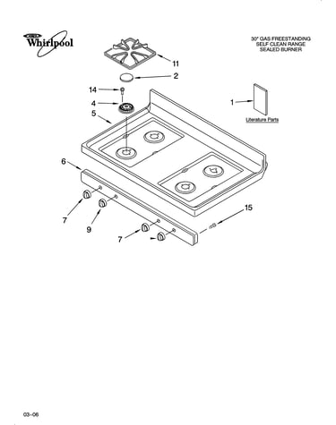Cooktop parts