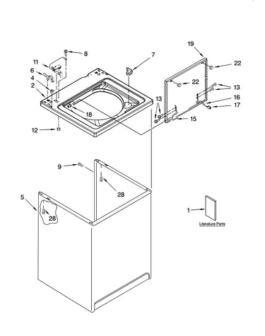 Top and cabinet parts