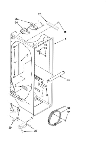 Refrigerator liner parts