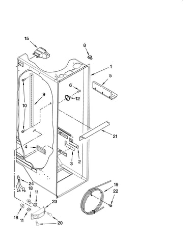 Refrigerator liner parts
