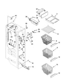 Freezer liner parts