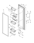 Refrigerator door parts