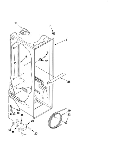Refrigerator liner parts