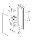 Refrigerator door parts