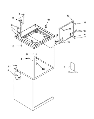 Top and cabinet parts