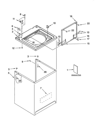 Top and cabinet parts