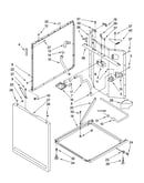 Washer cabinet parts