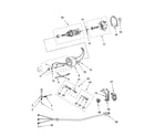 Whirlpool BEA30AVAIM0 motor and control parts, accessory parts diagram