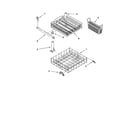 Whirlpool DU850SWPB2 dishrack parts, optional parts (not included) diagram