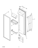 Refrigerator door parts