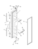 Freezer door parts