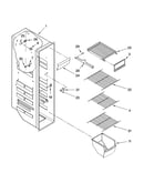 Freezer liner parts