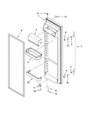 Refrigerator door parts