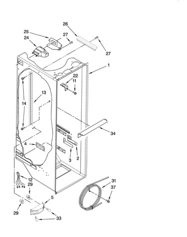 Refrigerator liner parts