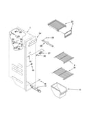 Freezer liner parts