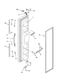 Freezer door parts