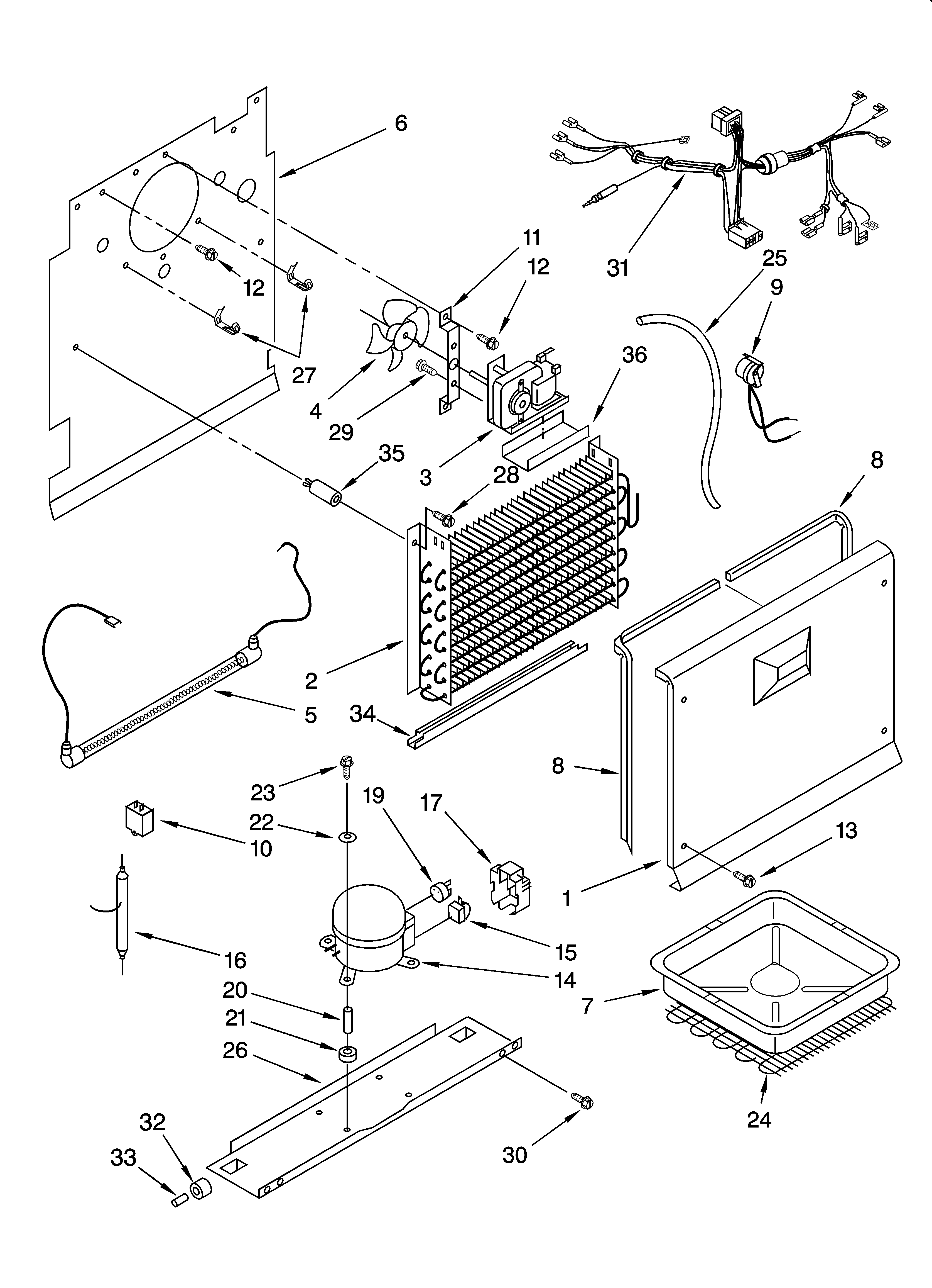 Unit parts, optional parts (not included)