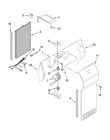 Air flow parts, optional parts (not included)