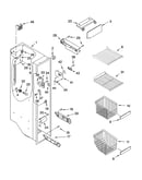 Freezer liner parts