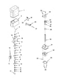 Motor and ice container parts