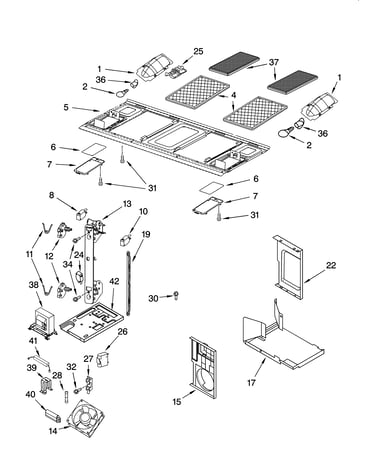 Interior and ventilation parts