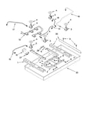 Burner box, gas valves, and switches, optional parts