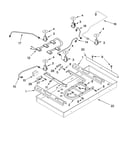 Burner box, gas valves, and switches, optional parts (