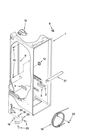 Refrigerator liner parts