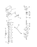 Motor and ice container parts