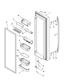 Refrigerator door parts
