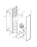 Freezer door parts