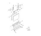 Whirlpool GU2400XTPQ1 door and panel parts diagram