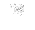 Whirlpool GU2400XTPB1 control panel parts diagram