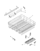 Upper rack and track parts